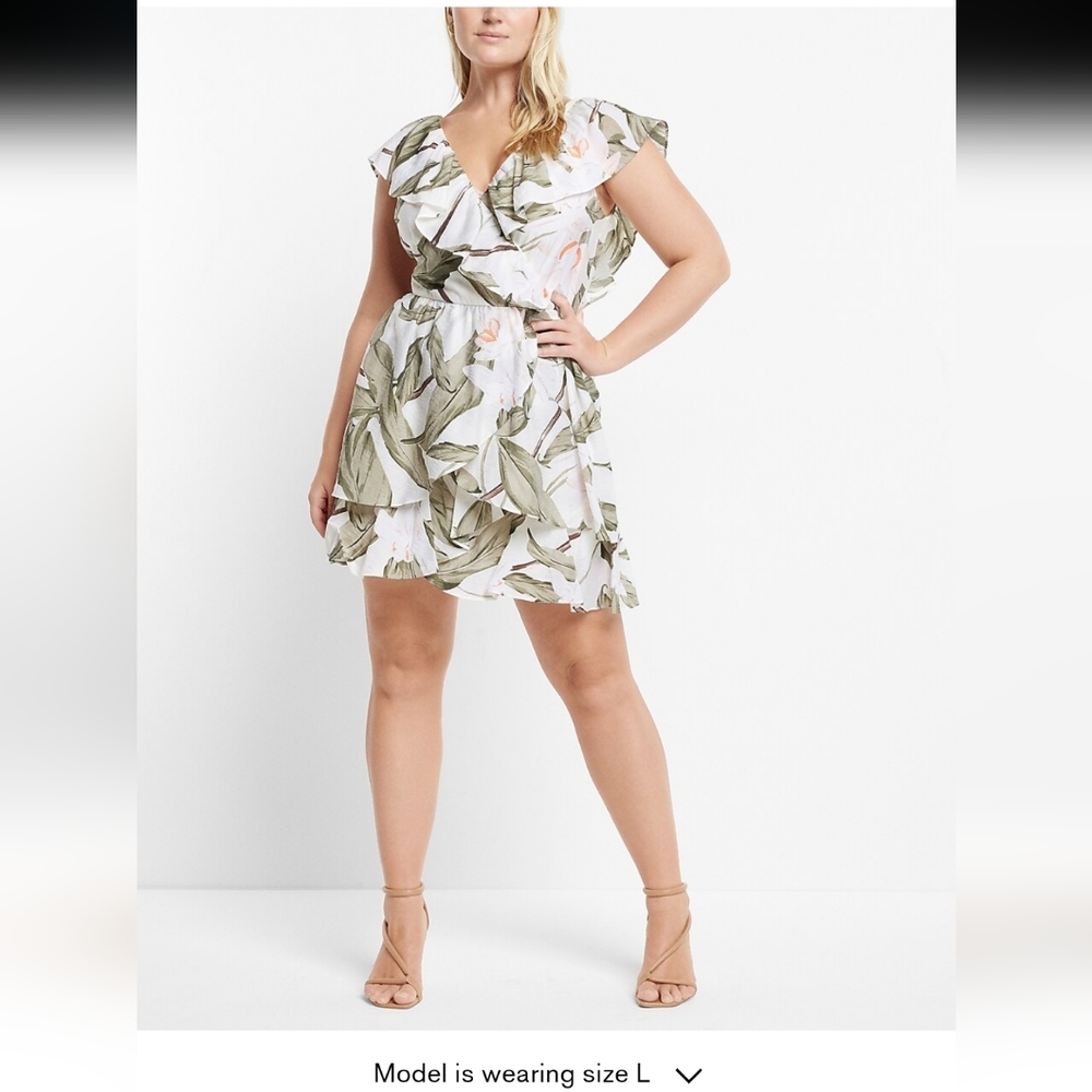 Express Ruffle Mini Dress